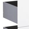 LÅDSET UNIT -BASED- - vit högglans, Modern, trämaterial (91/83/47cm) - Based