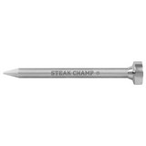 Steakchamp inkl. Steakbrett - Silberfarben, Metall