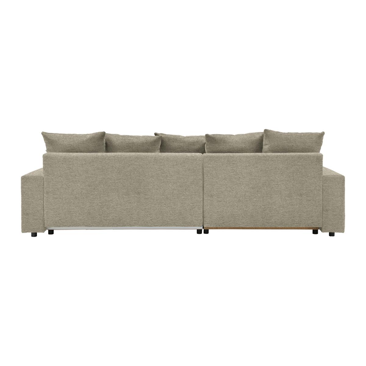 Ecksofa Alatri Greige - Greige/Schwarz, MODERN, Kunststoff/Textil (289/90/176cm) - Based