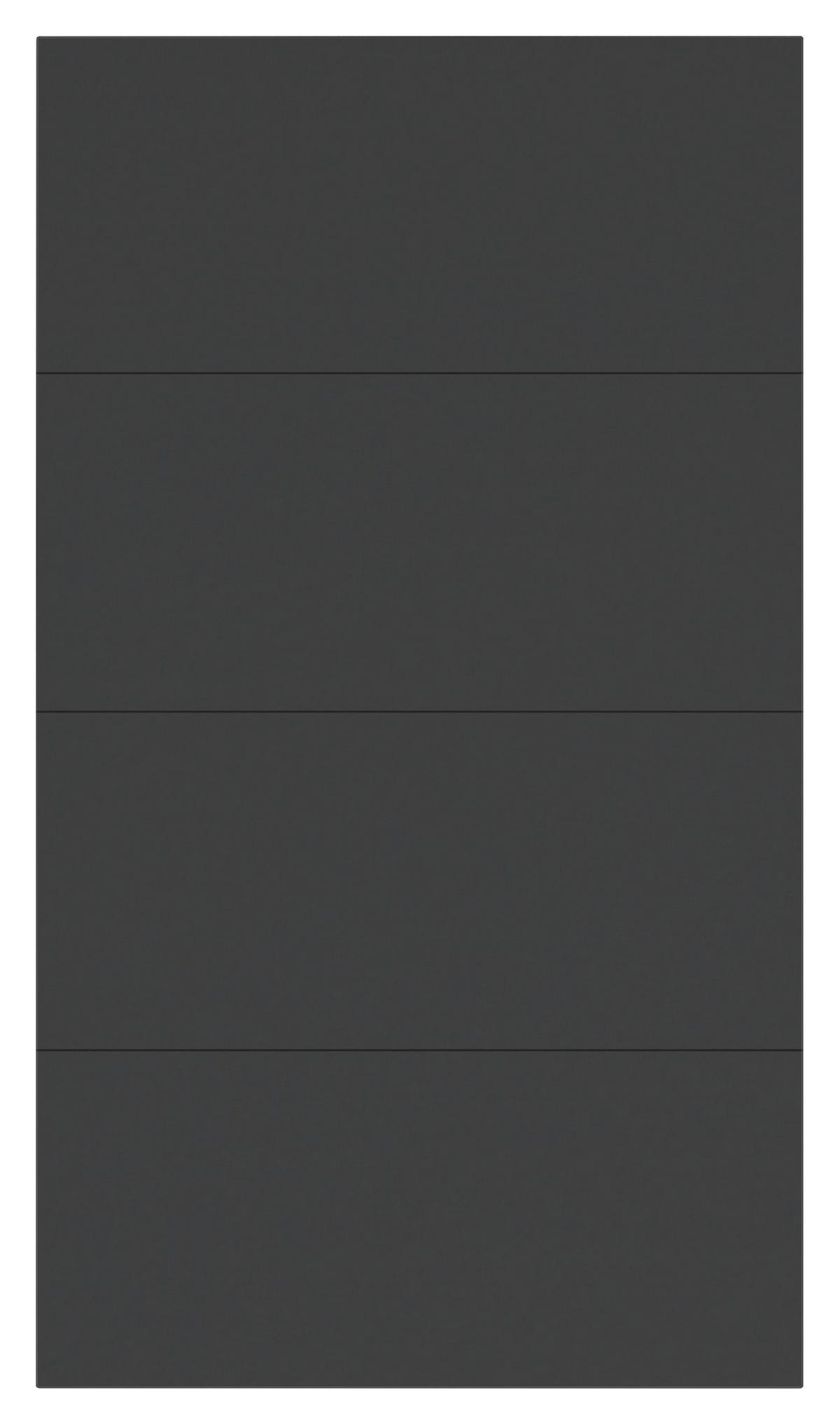 Frontpaneel Unit in Anthrazit - Anthrazit, Modern, Holzwerkstoff - Based