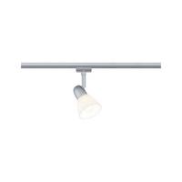 Schienensystem-Strahler Opal/Chromfarben max. 20 Watt - Chromfarben/Opal, Design, Glas/Metall (8,3/14,8cm) - Paulmann