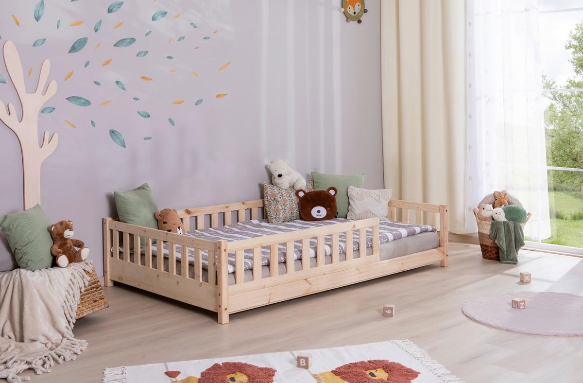 Hausbett Lou ca. 140x200 cm Holz - Naturfarben, MODERN, Holz (140/200cm) - MID.YOU