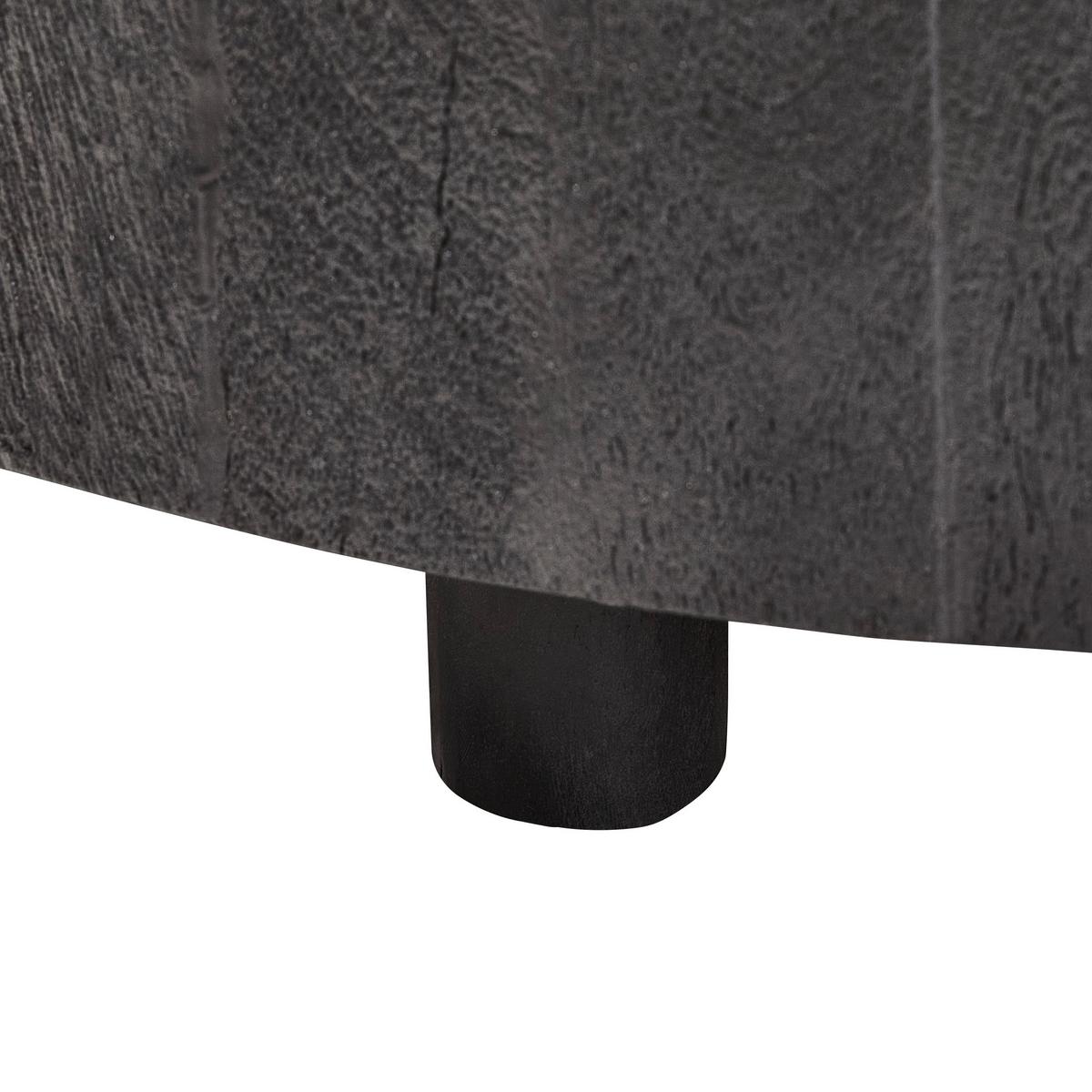 STOLIK KAWOWY CHANTILLY - czarny, Design, drewno (70/70/35cm) - Livetastic