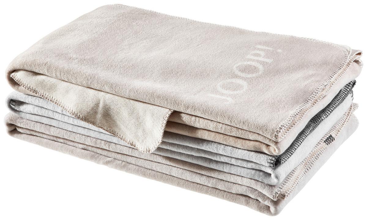 KOC DOMOWY JOOP! MELANGE-DOUBLEFACE - kolor naturalny/oliwkowa zieleń, Design, tkanina (150/200cm) - Joop!