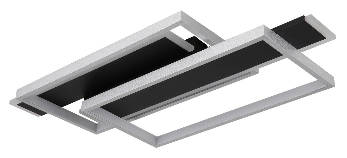 Led Mennyezeti Lámpa 67187-40 Finnley - fekete/opál, Design, műanyag/fém (62/27/8,2cm) - Globo