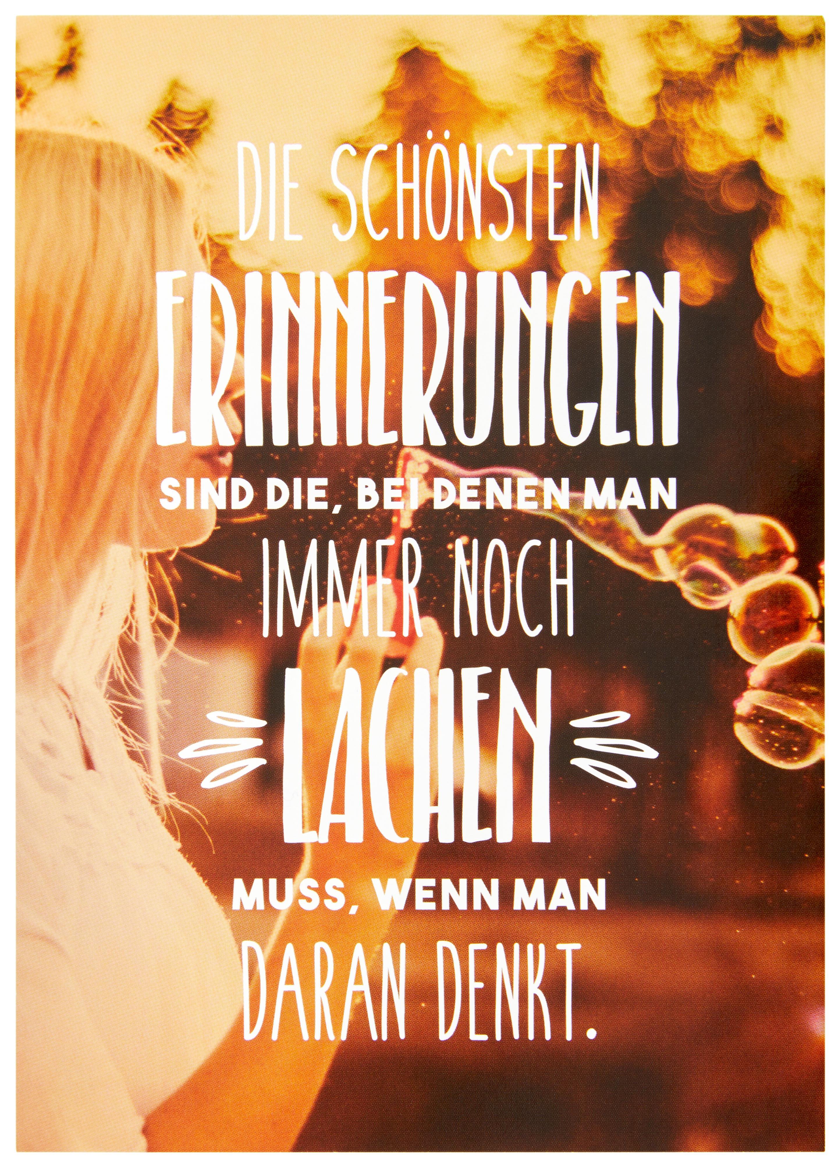 Postkarte Statements in Orange - Multicolor, Papier (10,5/14,8cm) - VS Visual Statements