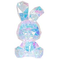 Ukrasna Led Lampa Rabi - providno, Moderno, plastika (20/20/41cm) - Modern Living