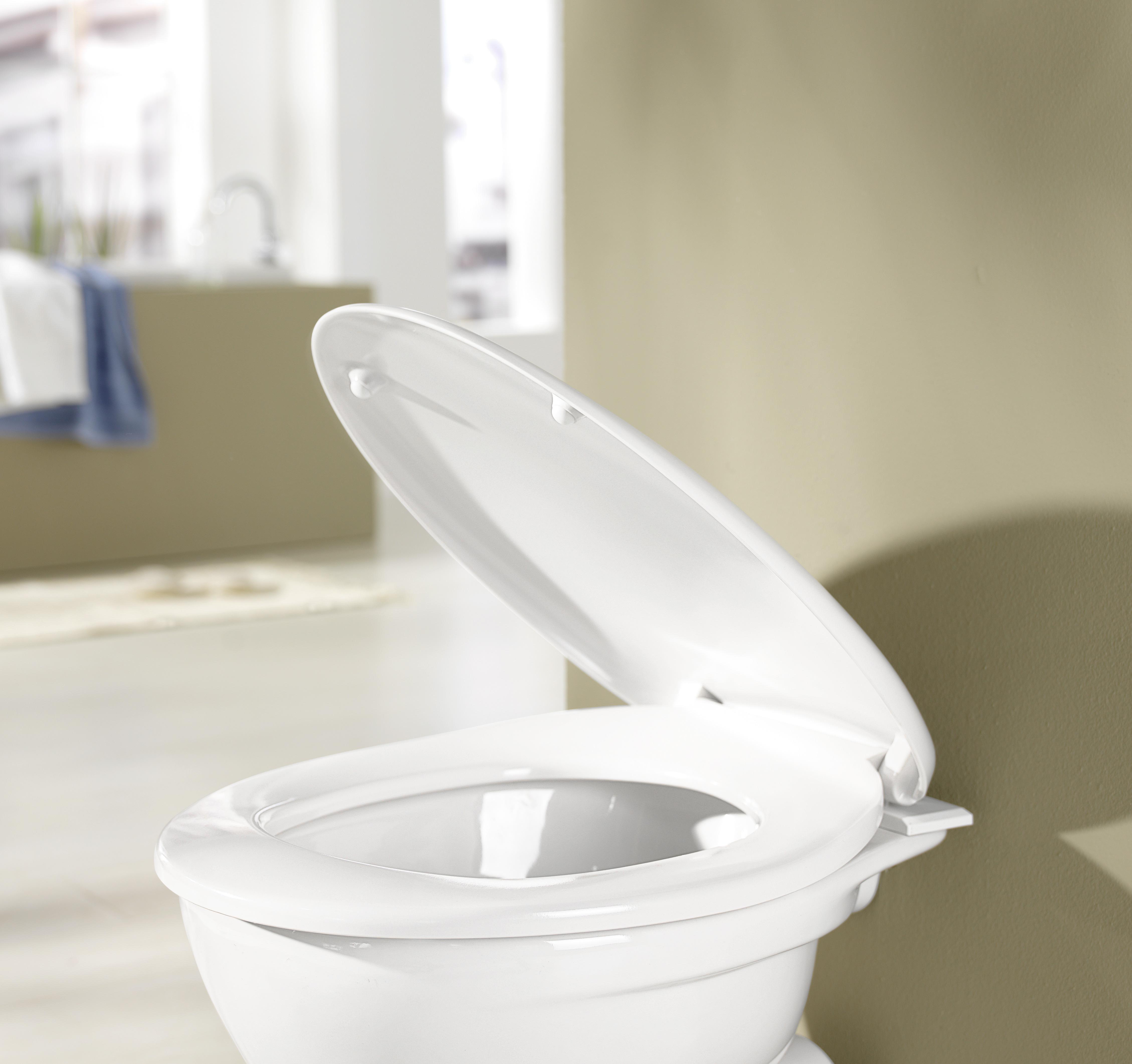 WC-Sitz Luka in Weiß - Weiß, Kunststoff (37.3/5.7/45cm) - Schütte