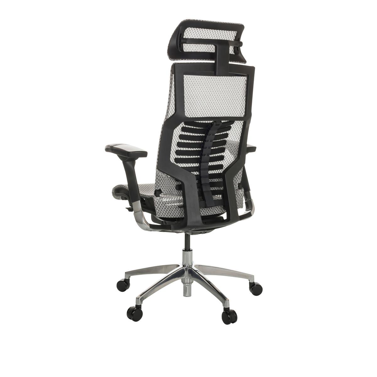 Pisarniški Stol Dynafit Ii, Svetlo Siva - srebrne barve/svetlo siva, Basics, kovina/umetna masa (67/119-135/60cm) - MID.YOU