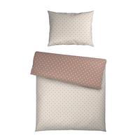 BETTWÄSCHESET DOTS - Taupe/Creme, Modern, Textil (160/210cm) - Mömax