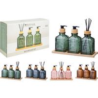 Set de baie 4/1 Pump - Modern, sticlă (7/13cm)