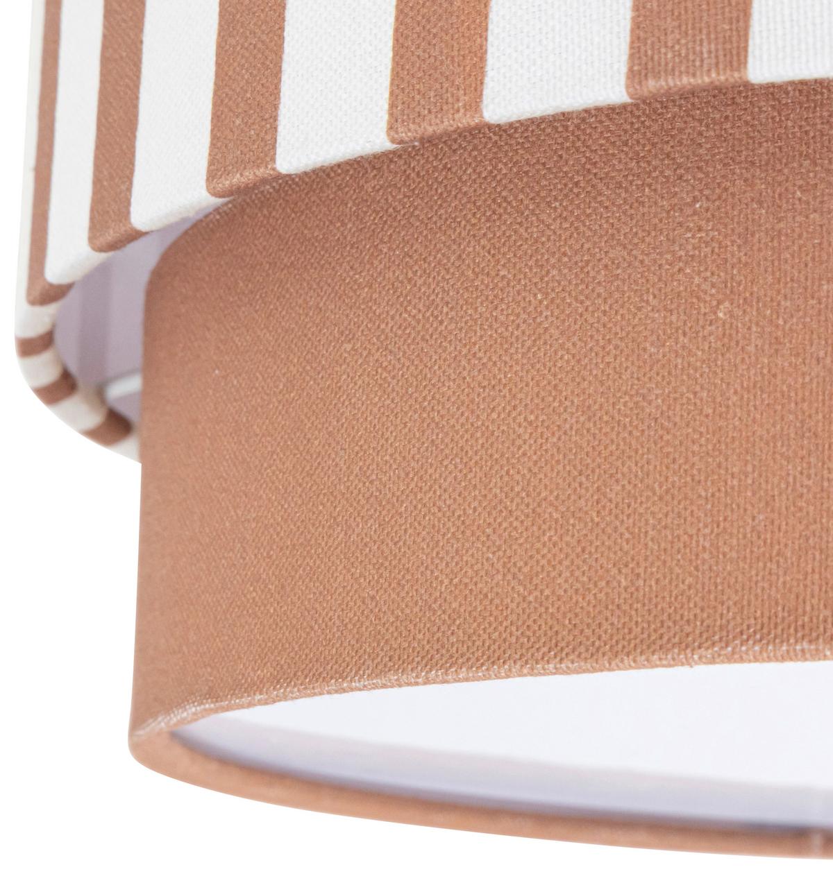 LAMPA SUFITOWA NEELE - kolor naturalny/brązowy, Modern, tworzywo sztuczne/metal (37/13cm) - Novel