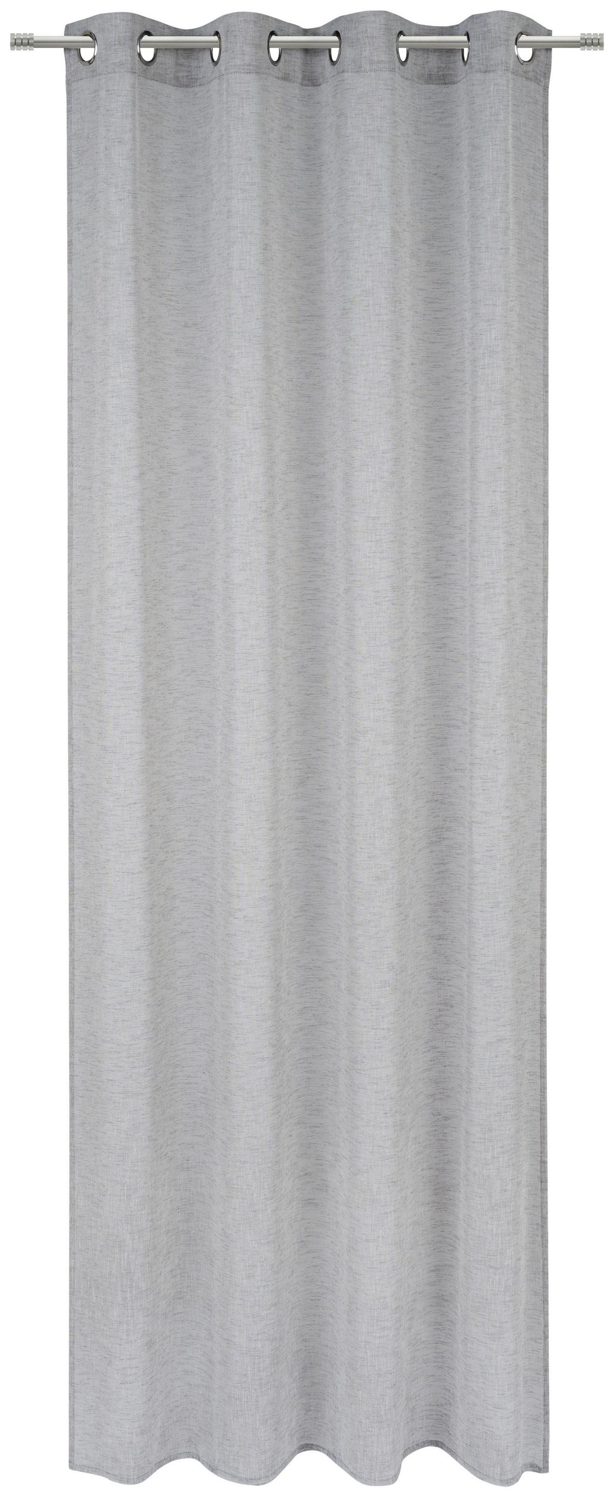 ZASŁONA NA PRZELOTKACH HENRY - szary, Basics, tkanina (140/245cm) - Esposa