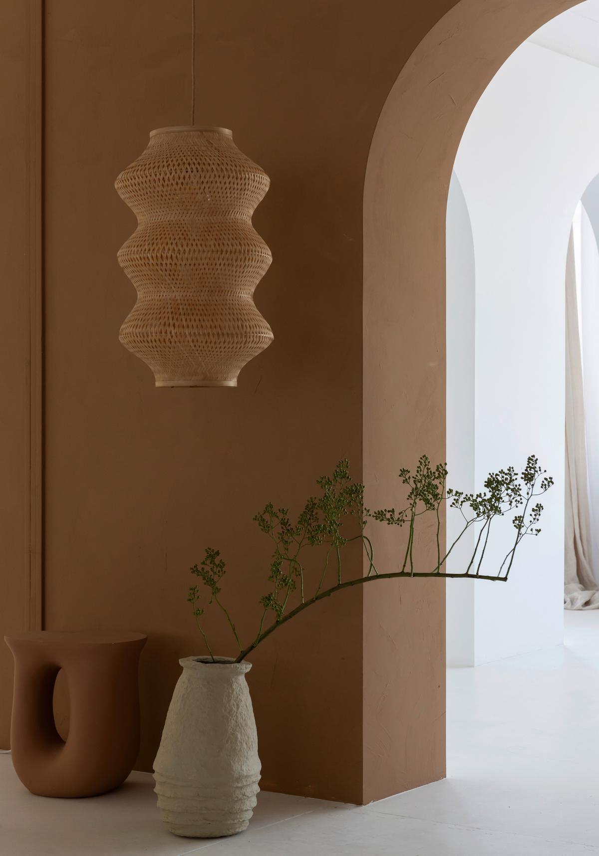 Viseča Svetilka Barbados, Bambus - naravne barve, Basics, naravni materiali (40/67cm) - Good & Mojo