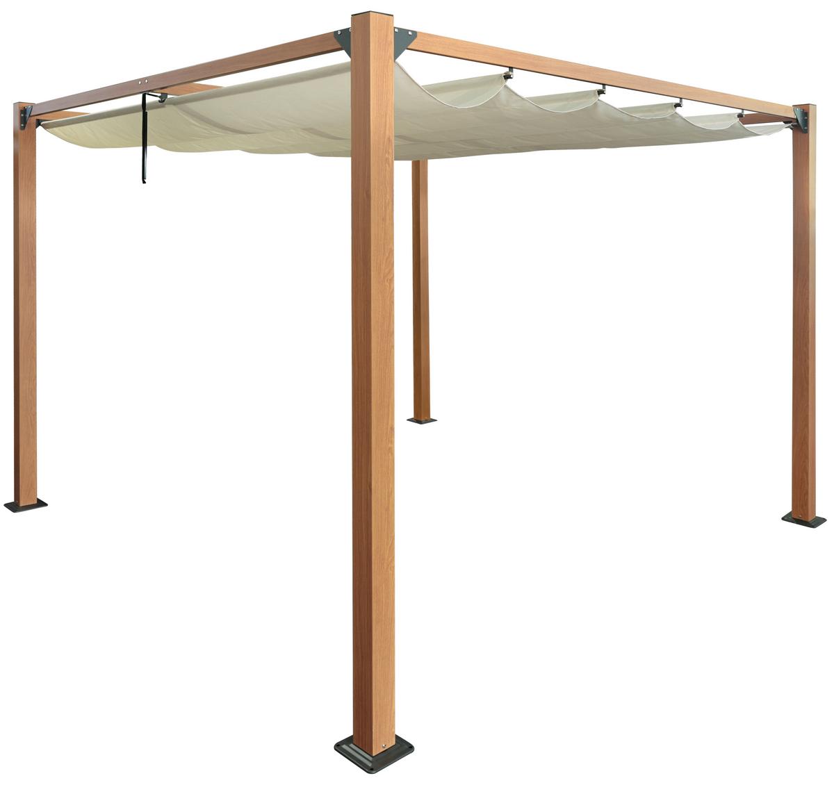 Pavillon Josi Naturfarben - Naturfarben, MODERN, Textil (300/230/300cm)