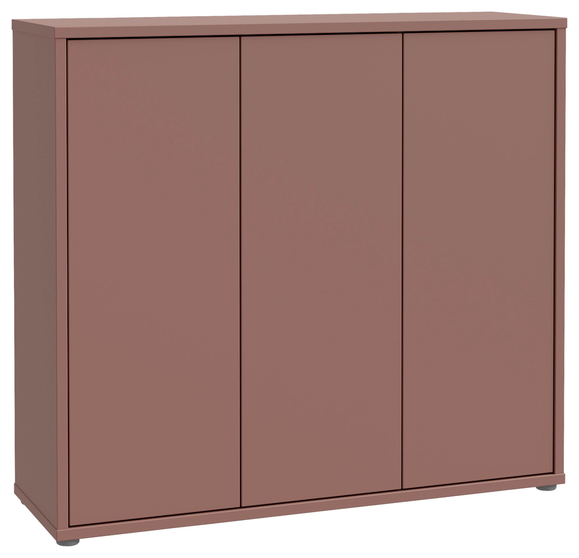 Ormarić Za Cipele Alice - siva/terakota, Moderno, drvni materijal/plastika (109,2/99,1/34,9cm) - Modern Living