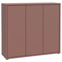 Dulap pentru pantofi ALICE - teracotă, Modern, material pe bază de lemn (109,2/99,1/34,9cm) - Modern Living