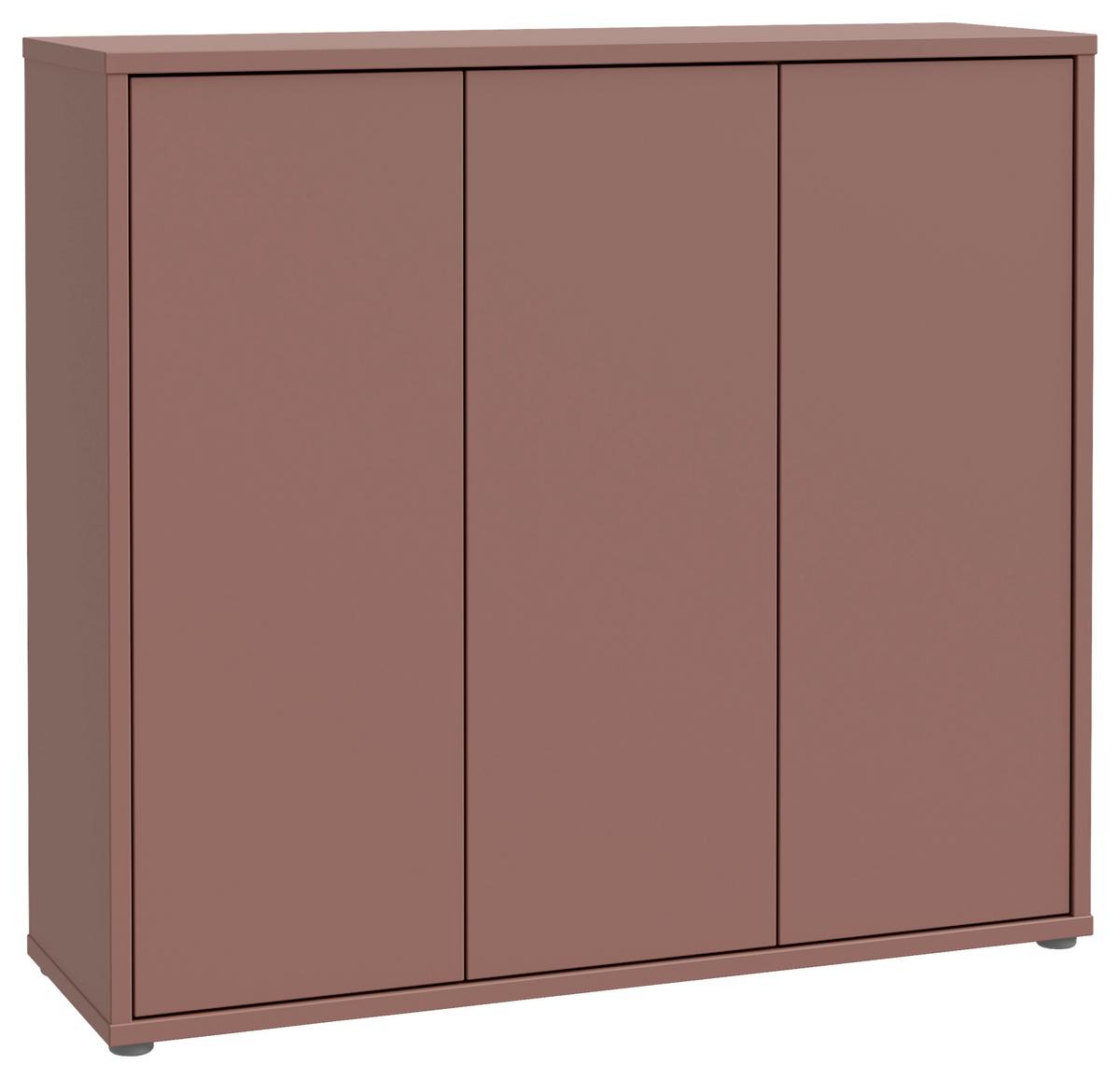 Dulap pentru pantofi ALICE - teracotă, Modern, material pe bază de lemn (109,2/99,1/34,9cm) - Modern Living