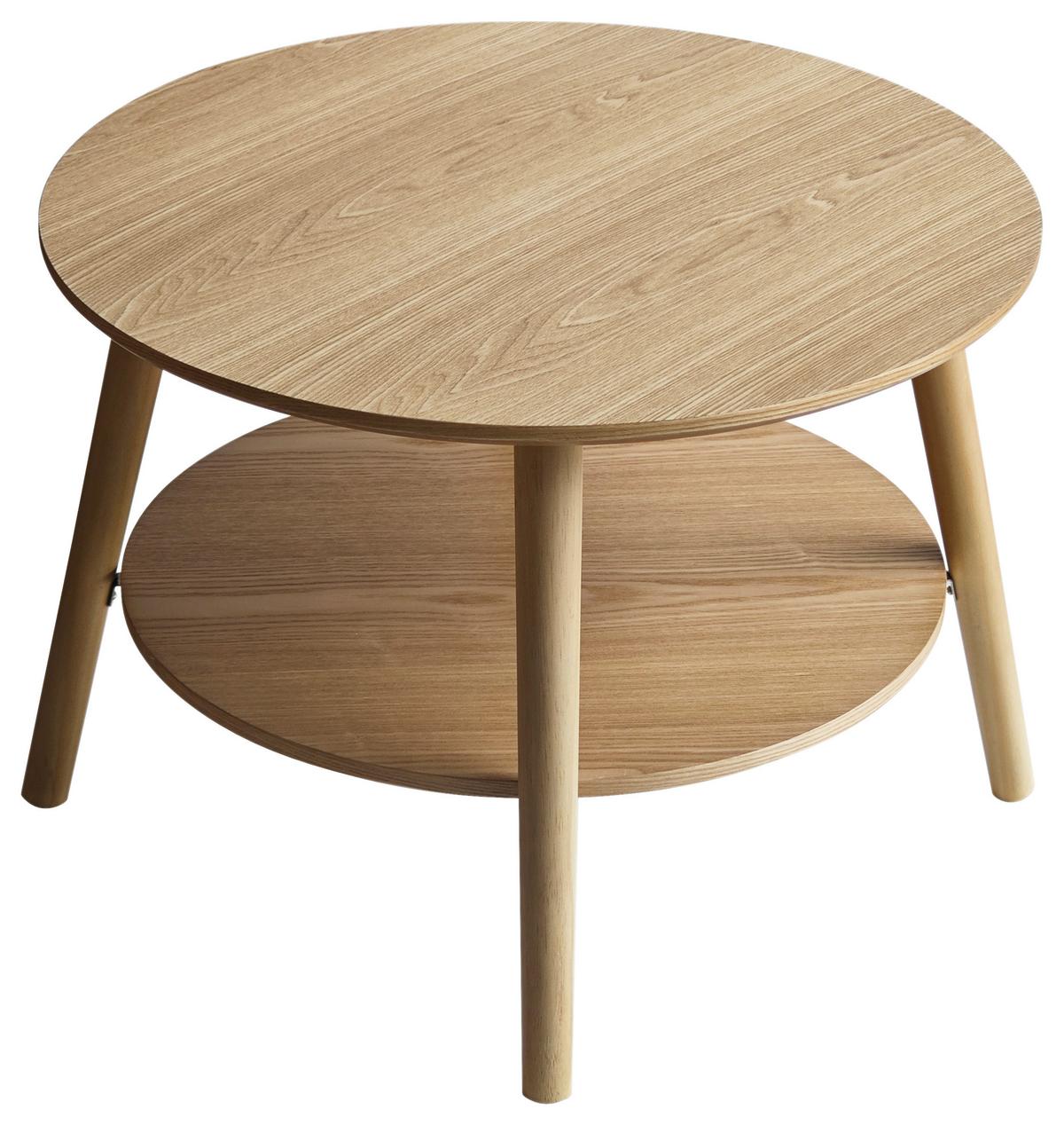 Stolić Freddy - prirodne boje, Moderno, drvni materijal/drvo (60/43cm) - Modern Living