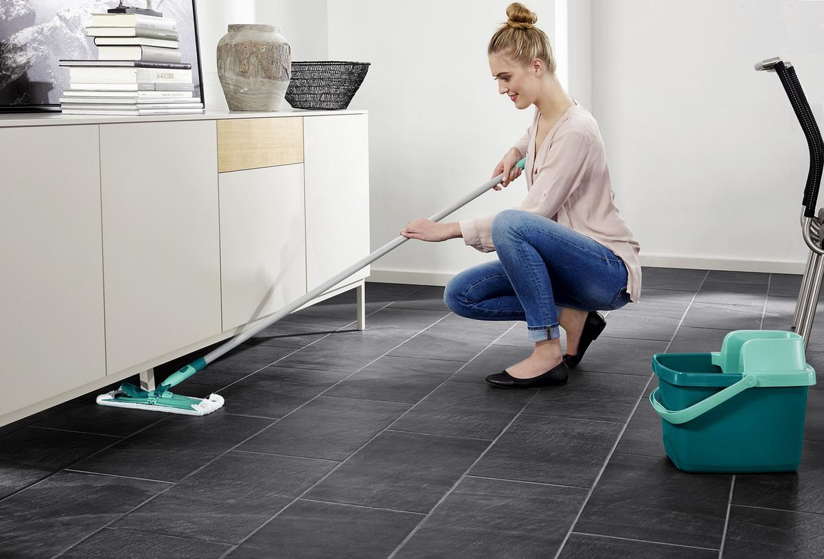 Felmosószett Leifheit Combi Clean M - türkiz/zöld, Basics, műanyag/fém - Leifheit