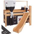 Spielbett Leo - Rot/Schwarz, Design, Holz/Textil (90/200cm) Spielbett Leo - Rot/Schwarz, Design, Holz/Textil (90/200cm)