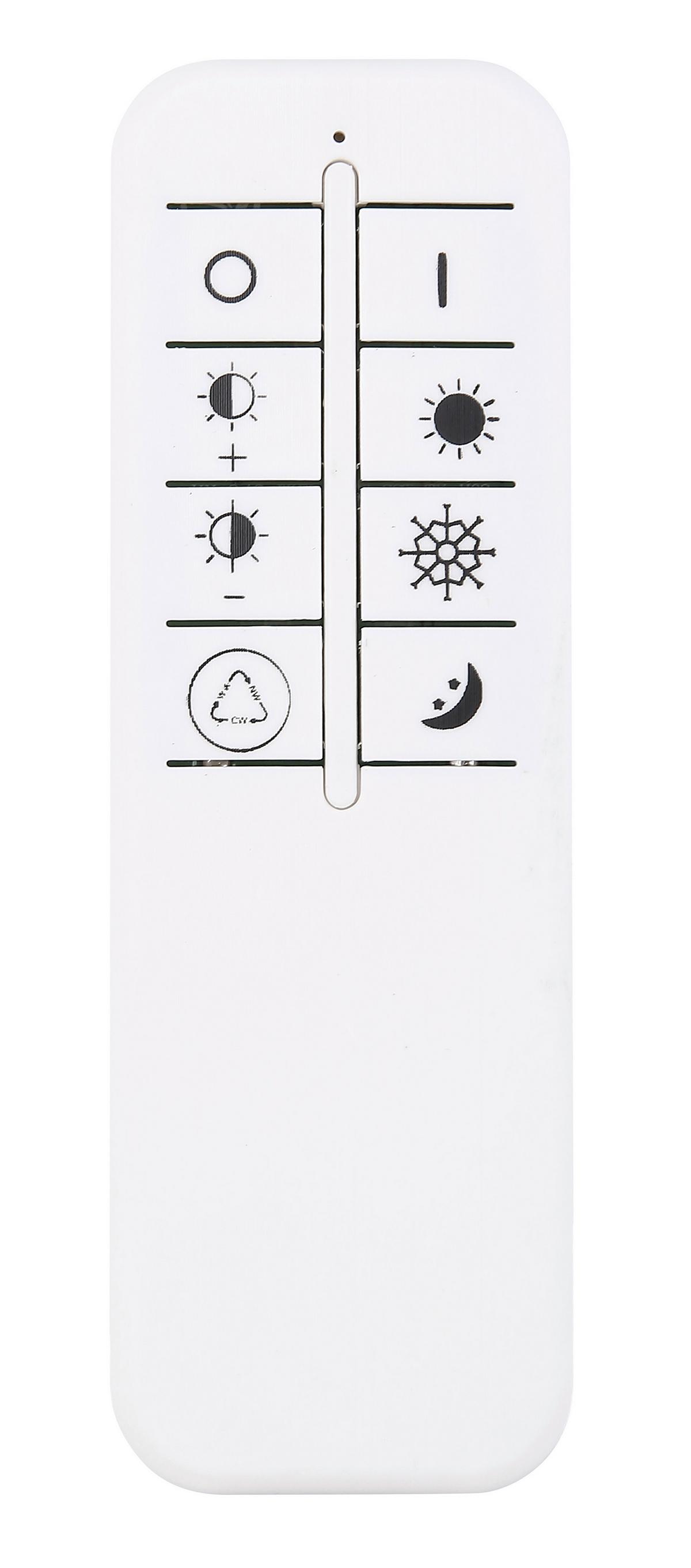 LED-DECKENLEUCHTE 41293-24 - Klar/Chromfarben, Design, Kunststoff/Metall (39/8,3cm) - Globo