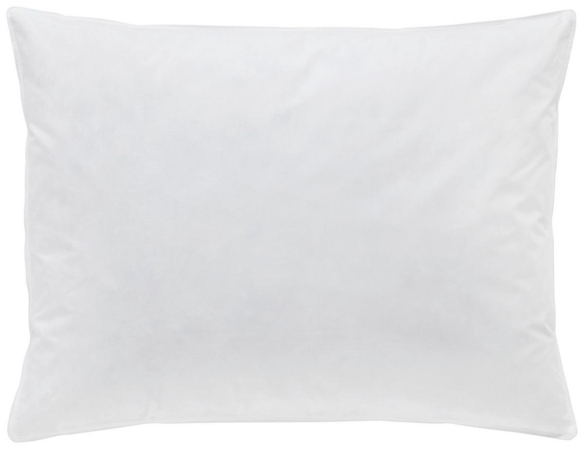 Jastuk Prošiveni Flach 70x90cm - bijela, Konvencionalno, tekstil (70/90cm) - Nadana