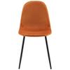 STOL LIO - svart/rostfärgad, Modern, metall/trä (43/86/55cm) - Bessagi Home