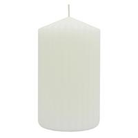 Stumpenkerze Liona Weiß - Weiß (7/12cm) - Mömax