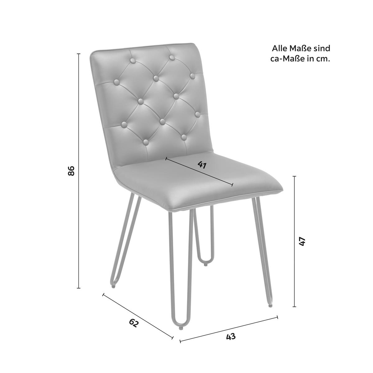 KRZESŁO IVIE - czarny, Modern, metal/drewno (43/86/62cm) - Bessagi Home