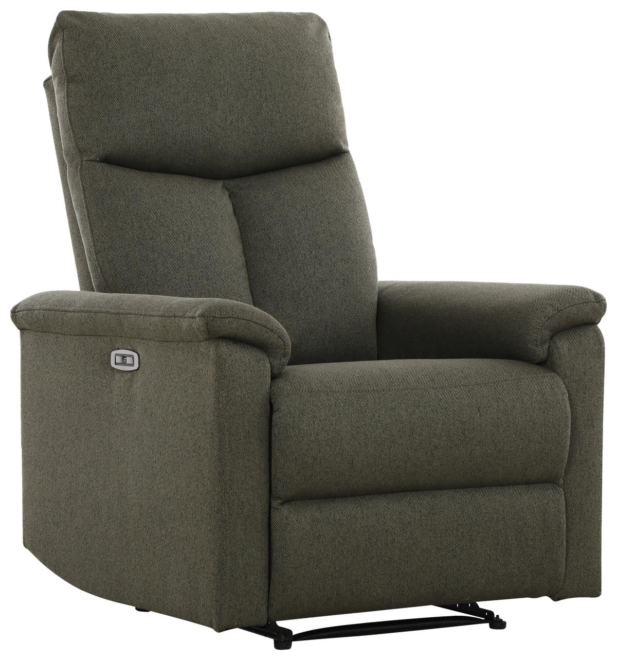 Relaxsessel Lewis Grün - Schwarz/Grün, Modern, Holz/Kunststoff (81/108/94cm) - Mömax