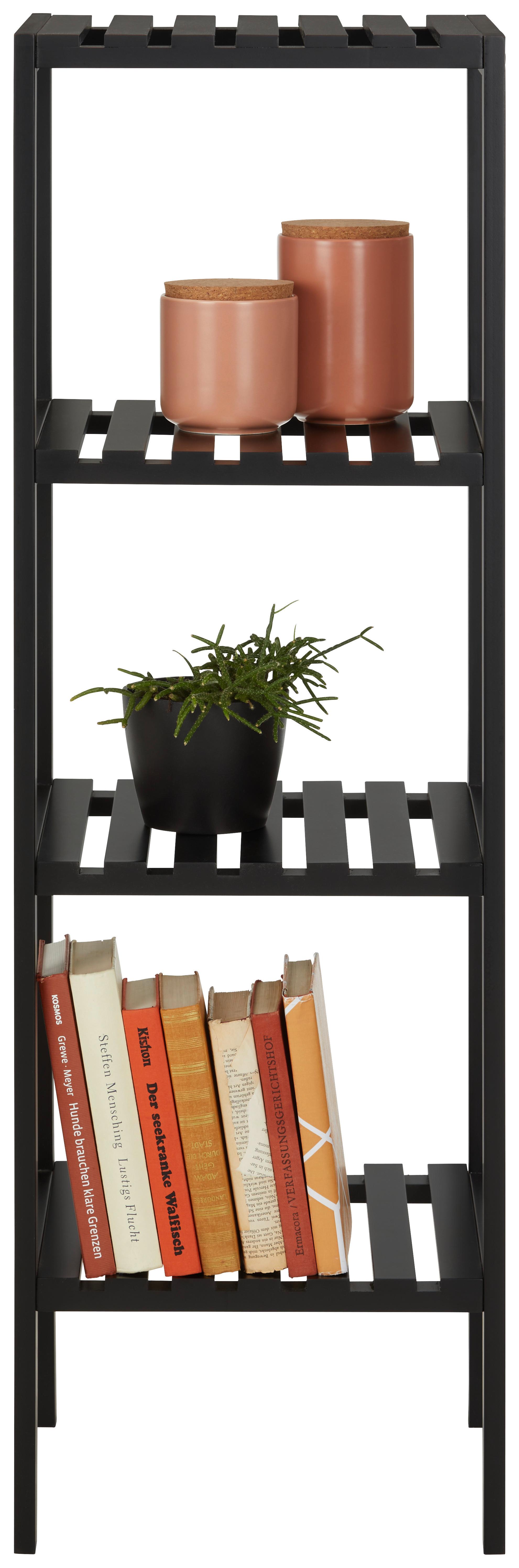 Regal in Schwarz - Schwarz, Modern, Holzwerkstoff (34/110/33cm) - Modern Living