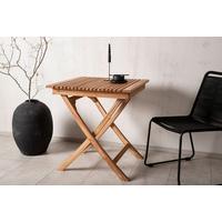 Gartenklapptisch Ghana ca. 70x70x75 cm Teakholz - Teakfarben, KONVENTIONELL, Holz (70/70/75cm) - Gardenson