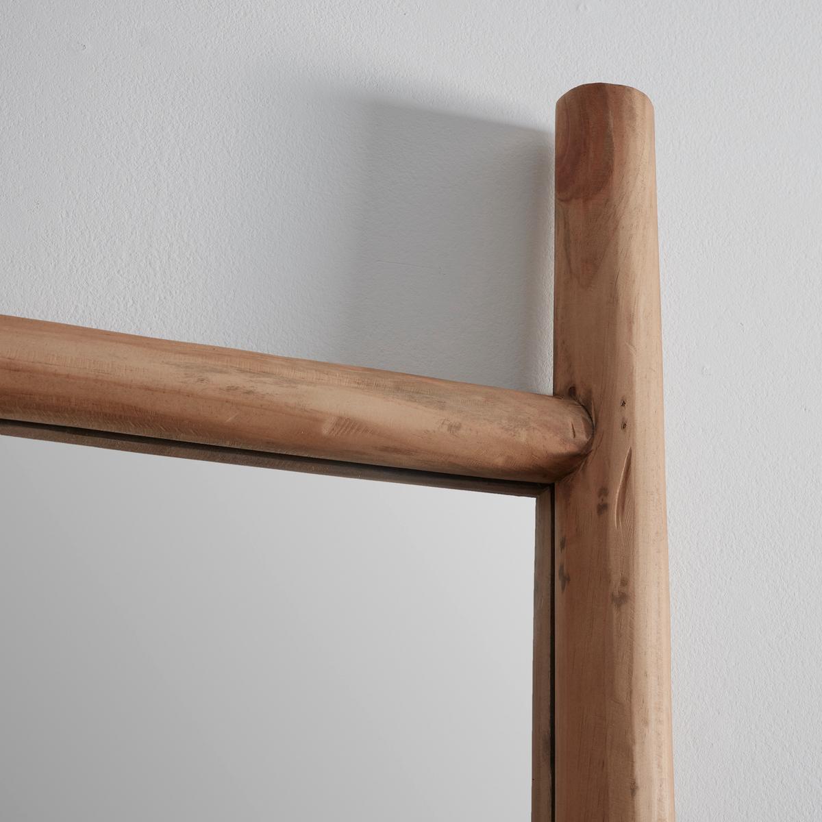 Spiegel Jasmin ca. 57x170 cm Tannenholz massiv - Naturfarben, MODERN, Glas/Holz (57/170/5cm) - Bessagi Home