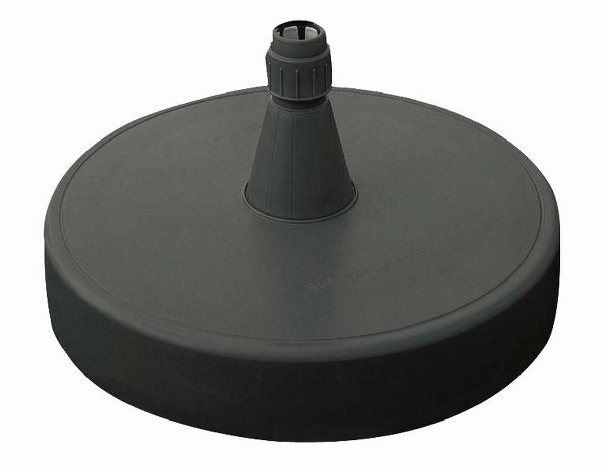 Schirmständer Kunststoff für BHT: 85x18x85 cm - Anthrazit, KONVENTIONELL, Kunststoff (85cm) - Ambia Garden