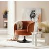 SNURRSTOL GIRO -TREND- - svart/terrakotta, Modern, metall/textil (67/68/73cm) - Premium Living
