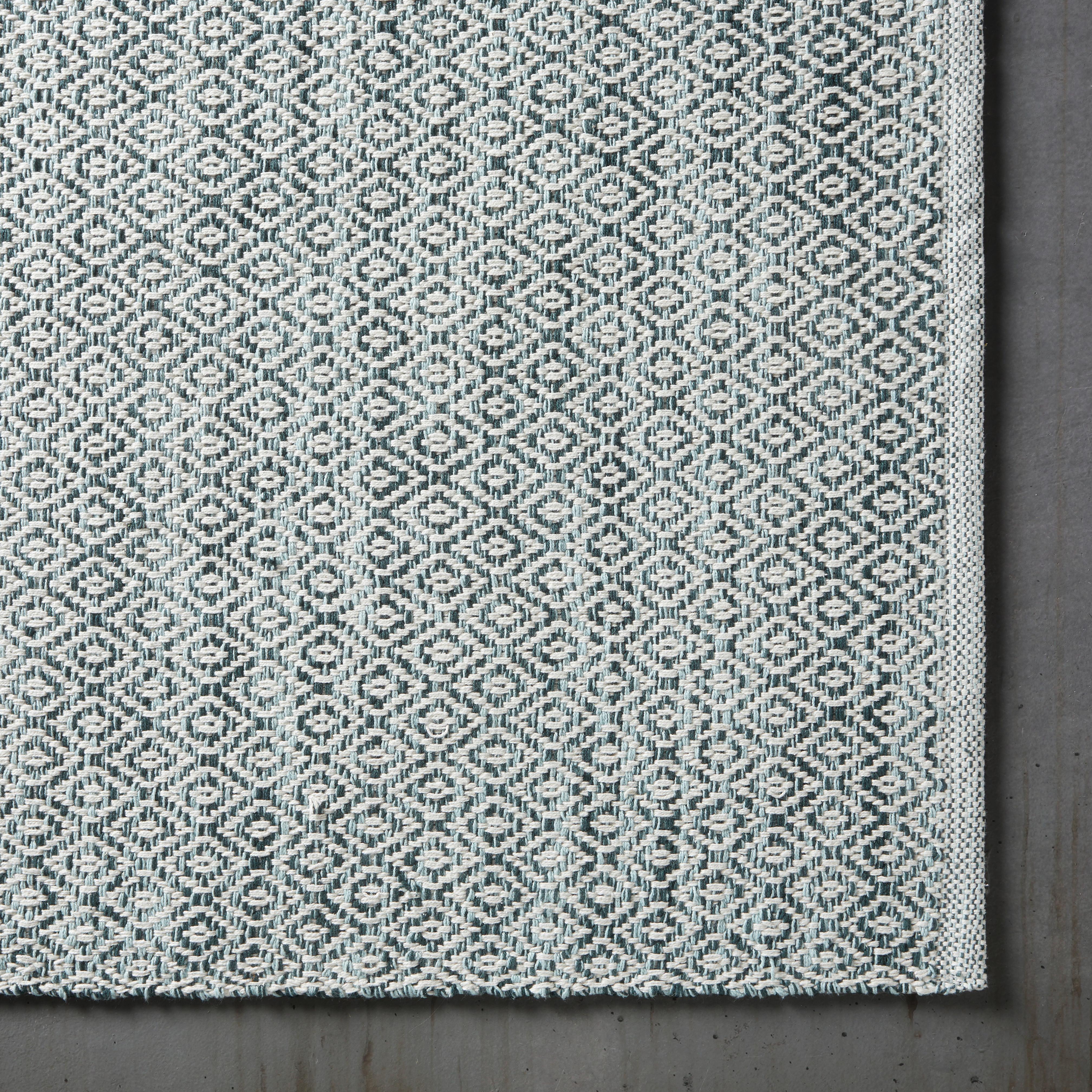 HANDVÄVD MATTA CAROLA 1 - grön, Basics, textil (60/120cm) - Mömax