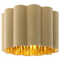 LAMPA SUFITOWA LUNA - beżowy/czarny, Trend, tworzywo sztuczne/metal (40/32cm) - Novel