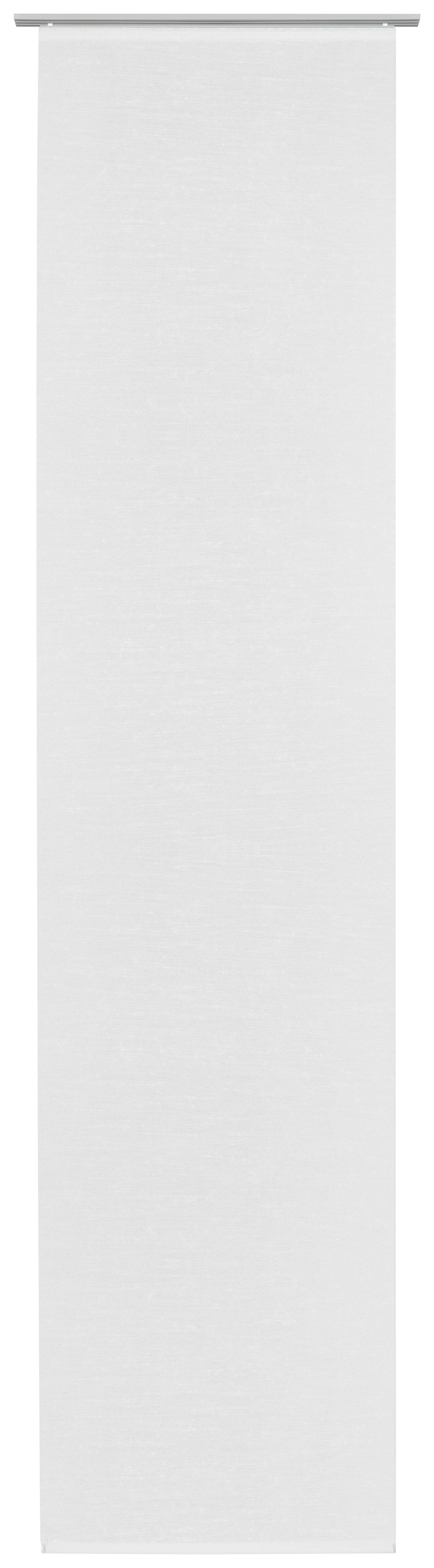 ZASŁONA PANELOWA MARLON - biały, Konventionell, tkanina (60/245cm) - Novel