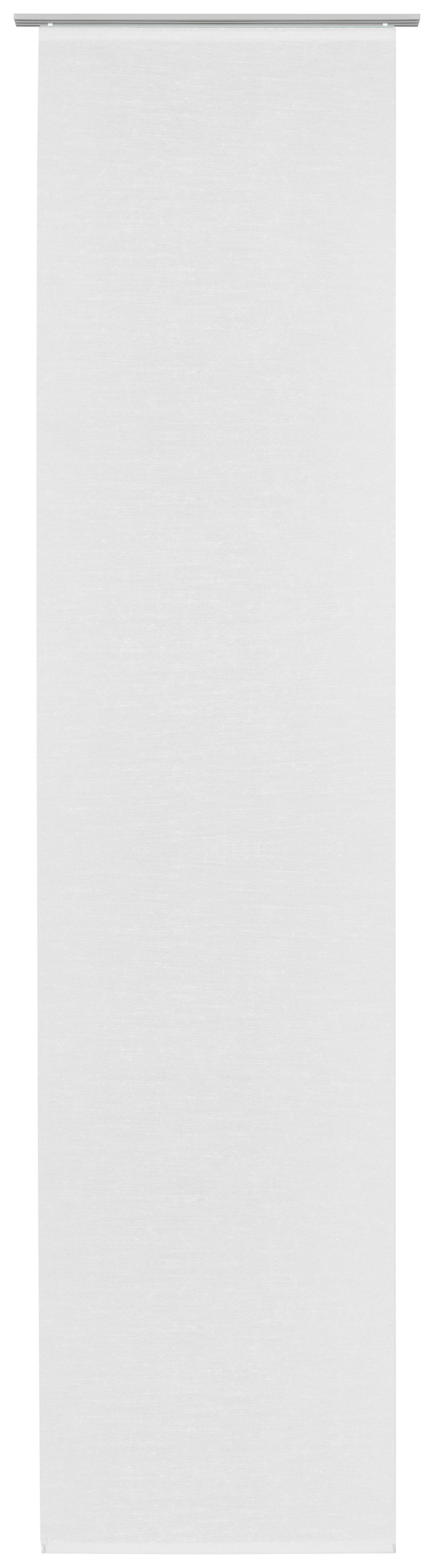 ZASŁONA PANELOWA MARLON - biały, Konventionell, tkanina (60/245cm) - Novel