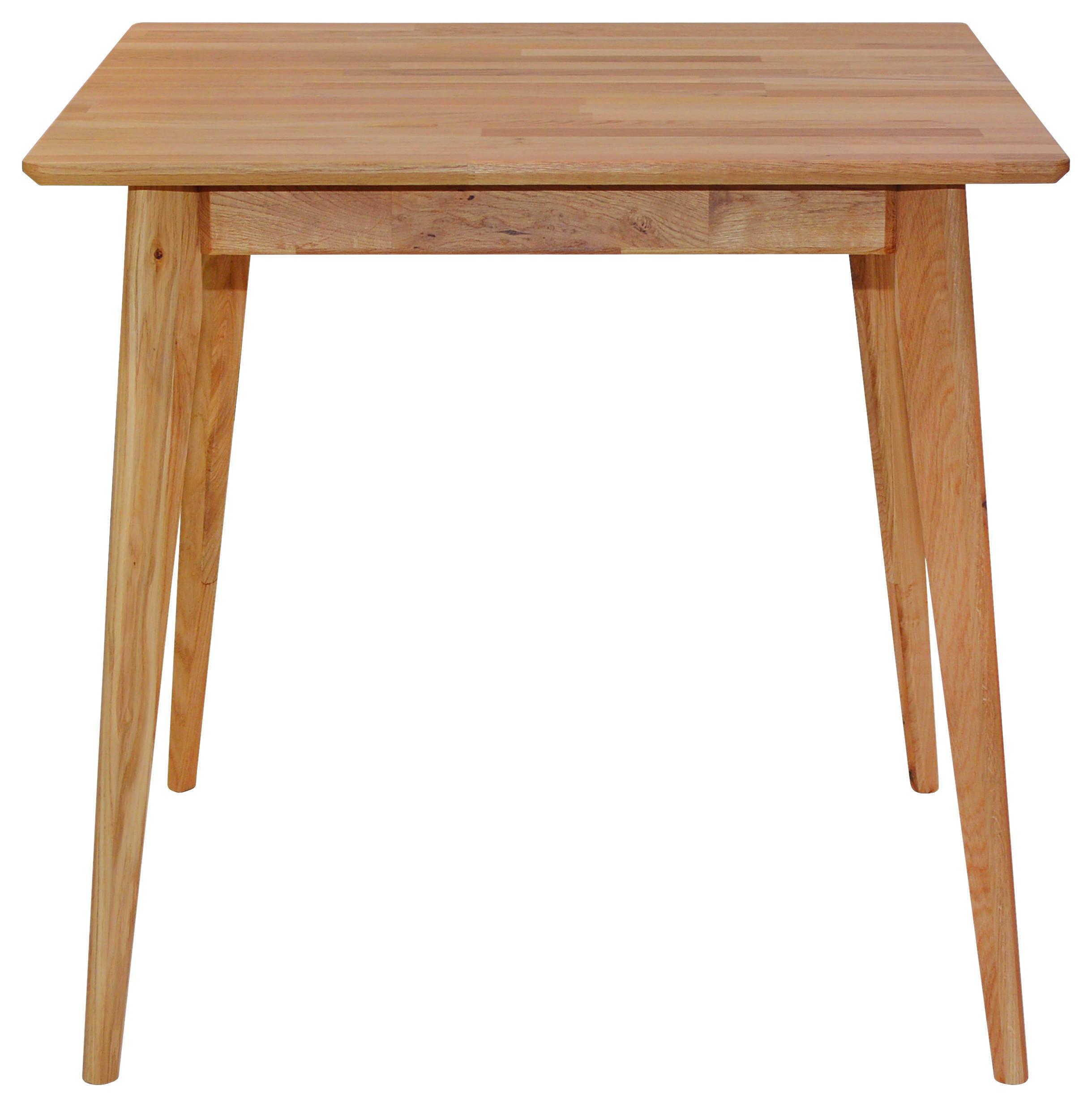 Esstisch Rita Eichfarben ca. 80x80x75cm - Eichefarben, KONVENTIONELL, Holz (80/80/75cm) - Zandiara