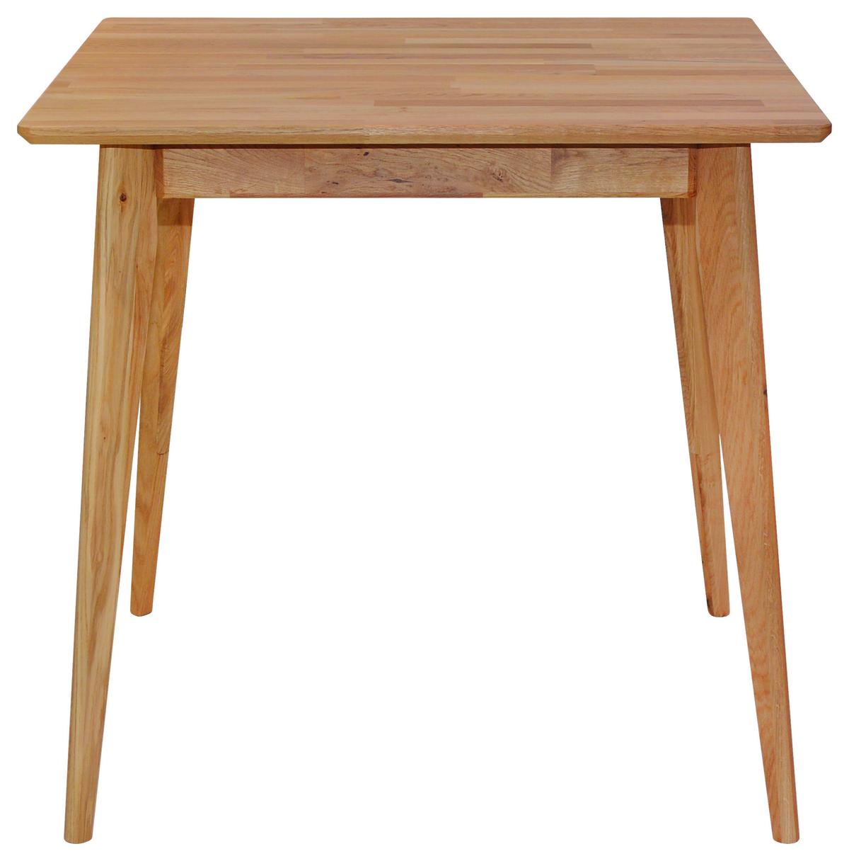 Esstisch Rita Eichfarben ca. 80x80x75cm - Eichefarben, KONVENTIONELL, Holz (80/80/75cm) - Zandiara