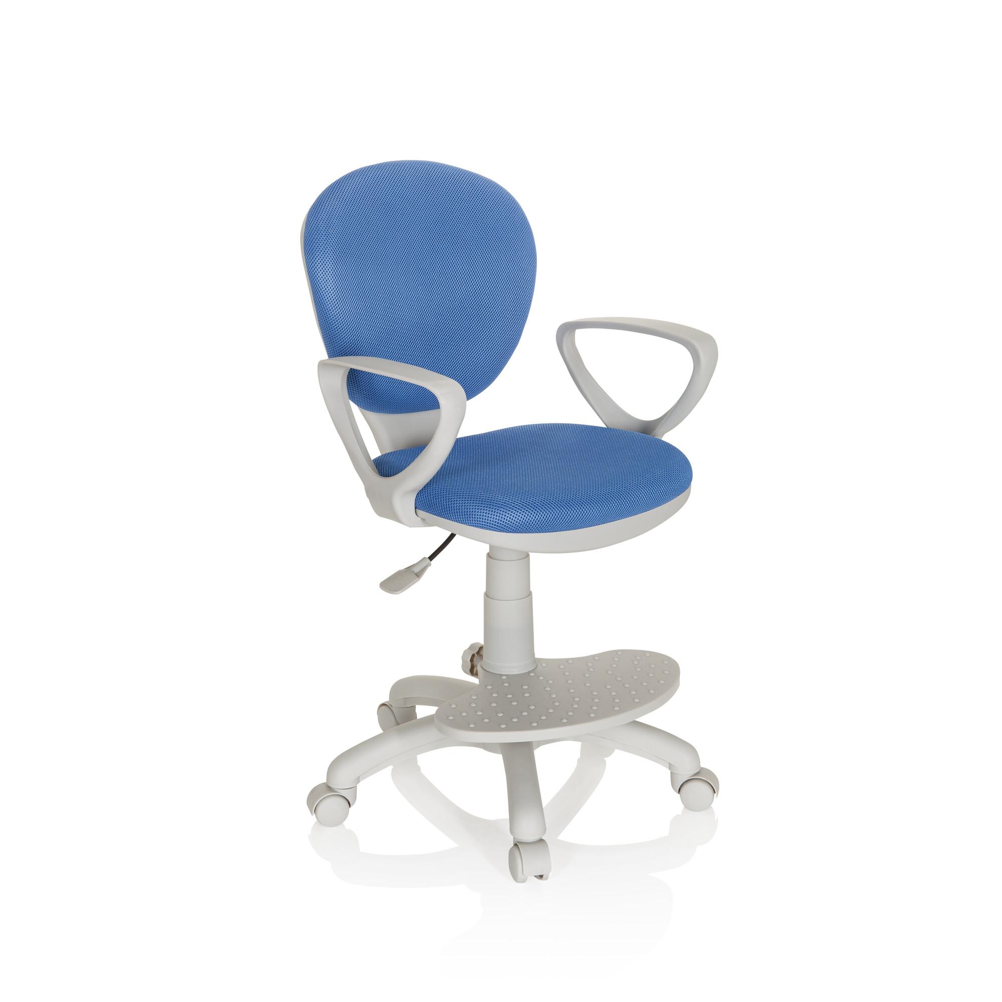 Jugenddrehstuhl Colour ca. 53x83-93x51 cm Blau/Grau - Blau/Grau, Basics, Kunststoff (53/83-95/51cm) - MID.YOU