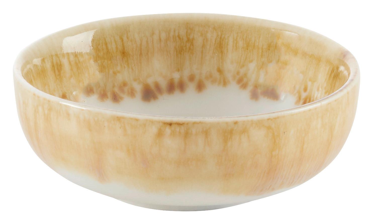 Bol pentru sos Saturn - bej, Modern, ceramică (8cm) - Mömax