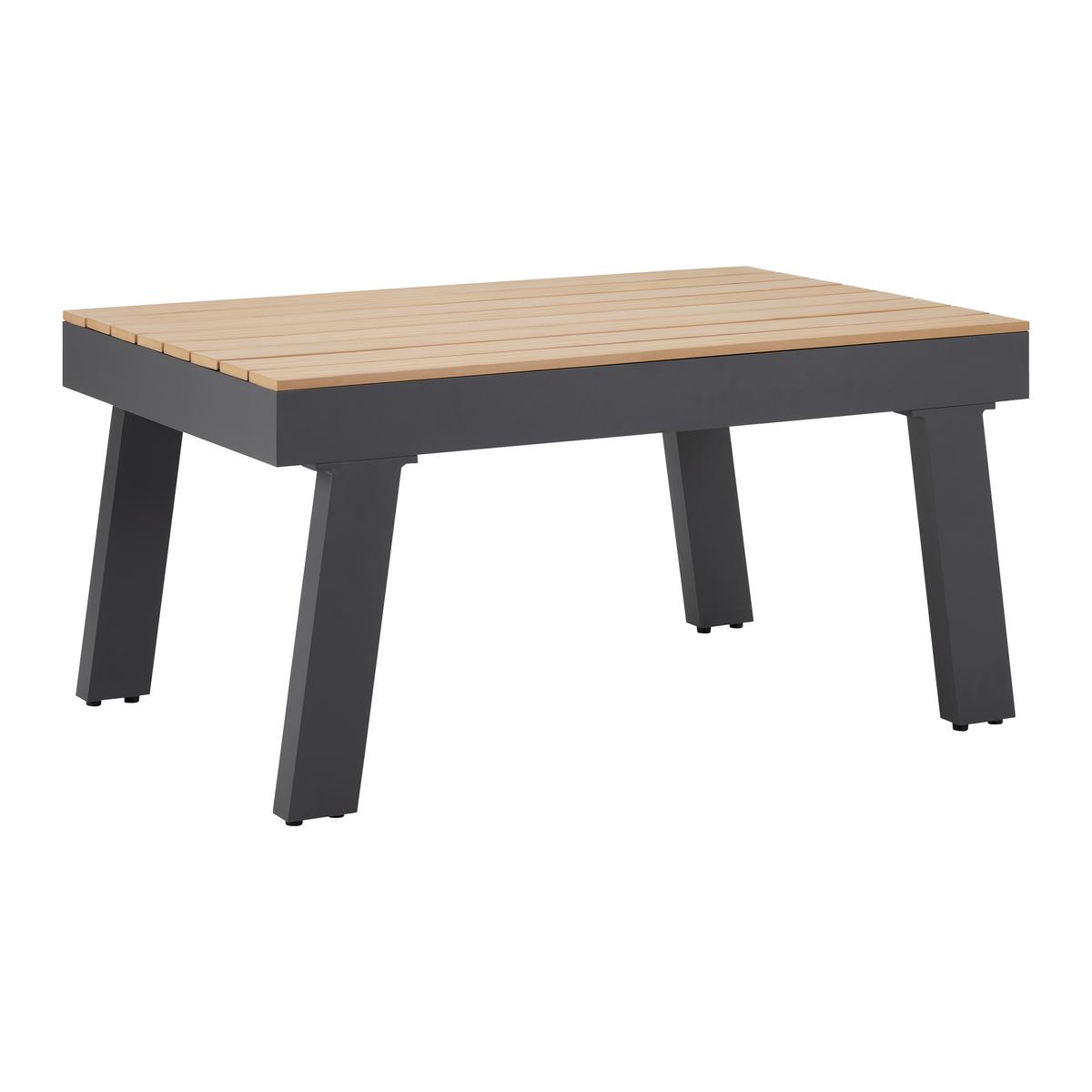 ensemble lounge 3-teilig, Olefingewebe - gris, Modern, métal/matière synthétique - Bessagi Garden