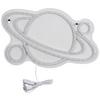 LED-DEKORATIONSLAMPA ERDIO - vit/transparent, Modern, plast (40/26/1cm) - Mömax