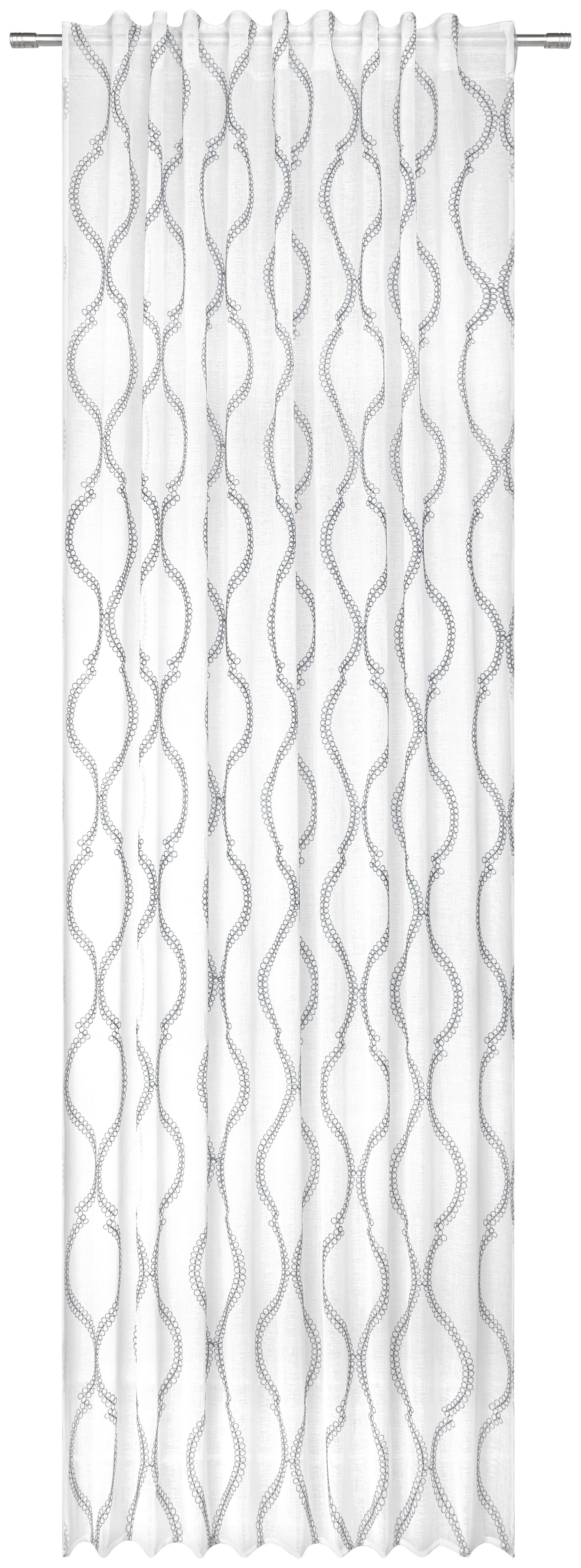 Gotova Zavjesa Orie - siva, Modern, tekstil (135/255cm) - Modern Living