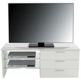 Mizica Za Hi-fi Naprave Merlin Ii - aluminij/bela, Moderno, kovina/leseni material (118,4/47/39,6cm) - Mömax modern living Mizica Za Hi-fi Naprave Merlin Ii - aluminij/bela, Moderno, kovina/leseni material (118,4/47/39,6cm) - Mömax modern living