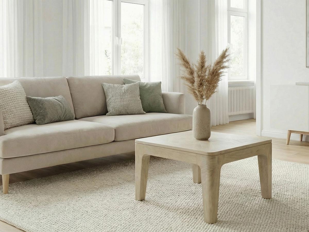 Couchtisch Wl7.585 - Weiss, Design, Holz (60/60/32cm) - Livetastic