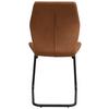 SCHOMMELSTOEL ANIKA - Bruin/Zwart, Modern, Textiel/Metaal (49/91/59cm) - Mömax